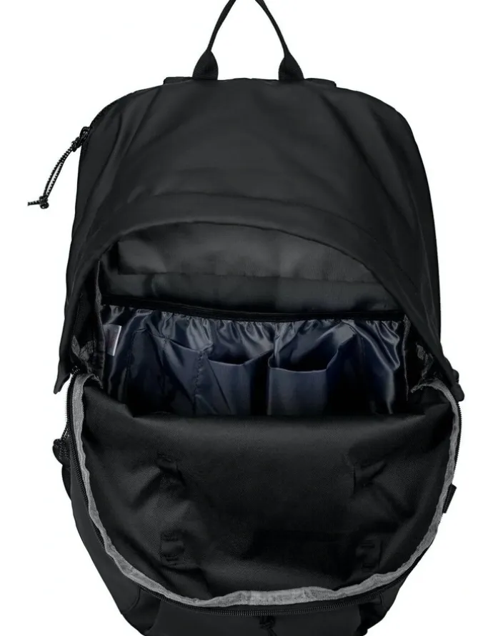 Elliker Kiln Hooded Zip Top Backpack 22L in Black