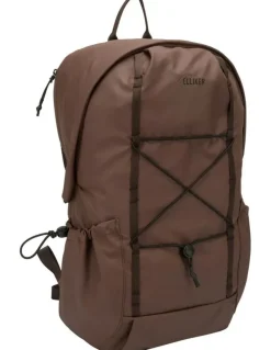 Elliker Kiln Hooded Zip Top Backpack 22L in Brown