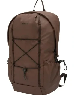 Elliker Kiln Hooded Zip Top Backpack 22L in Brown
