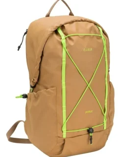 Elliker Kiln Hooded Zip Top Backpack 22L in Brown