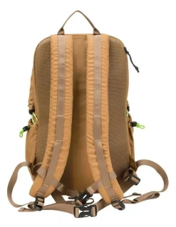 Elliker Kiln Hooded Zip Top Backpack 22L in Brown