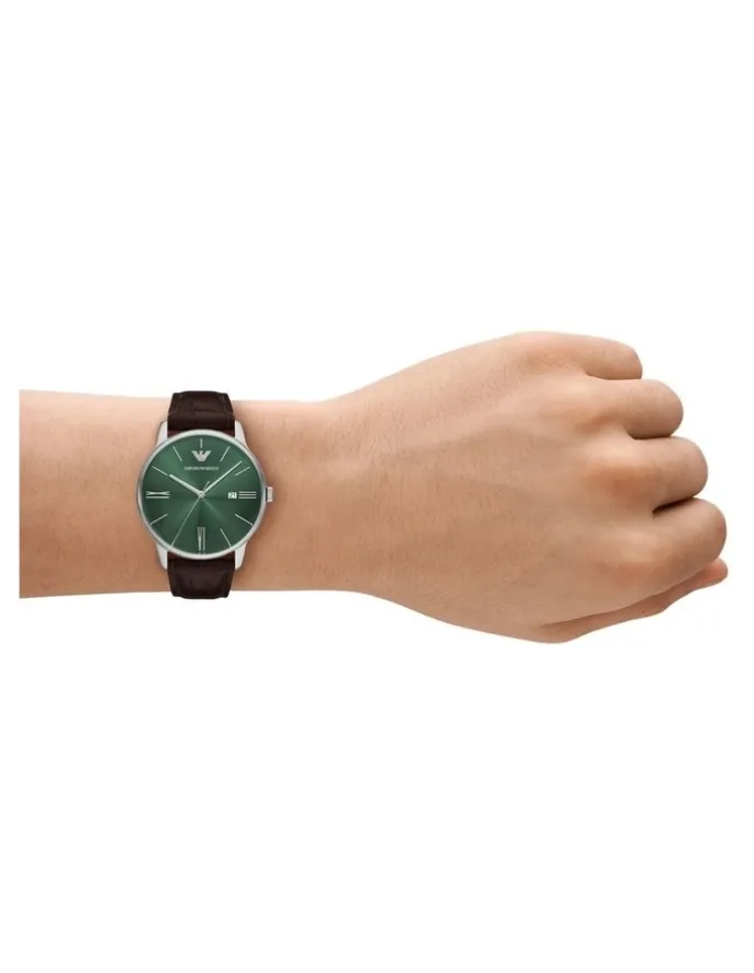 Emporio Armani Analogue AR11672 Watch in Brown