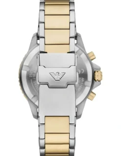 Emporio Armani AR11740 World Explorer Chronograph Watch in Silver