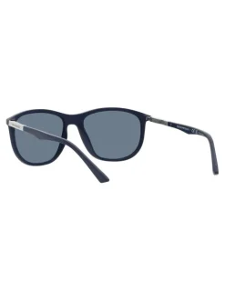 Emporio Armani EA4201 Polarised Sunglasses in Blue