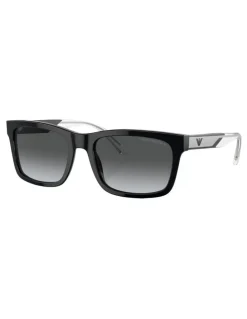Emporio Armani EA4224 Polarised Sunglasses in Black