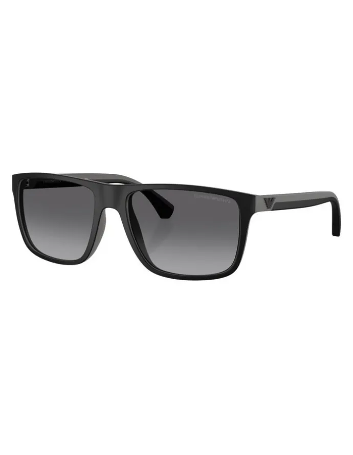 Emporio Armani Injected Polarised EA4033 Sunglasses in Black