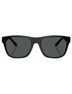 Emporio Armani Injected Sunglasses in Black