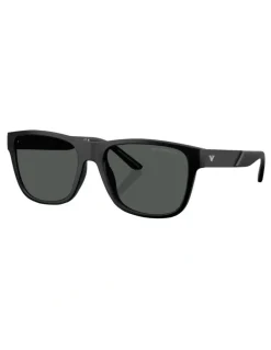 Emporio Armani Injected Sunglasses in Black