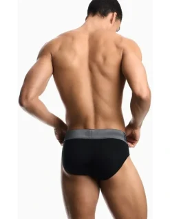 Emporio Armani Mega Logo Brief in Black