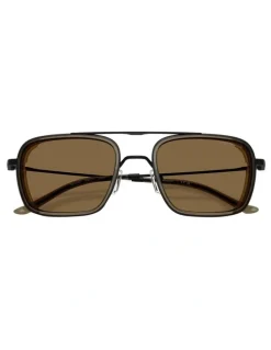 Emporio Armani Metal Sunglasses in Black