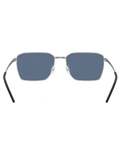 Emporio Armani Metal Sunglasses in Grey