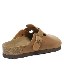 Ever AU Brooklyn Buckle Sandal in Chestnut