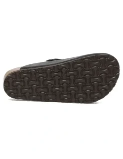 Ever AU Brooklyn Men Buckle Sandal in Black