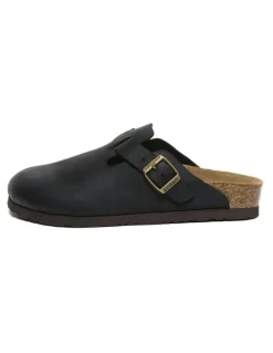 Ever AU Brooklyn Men Buckle Sandal in Black