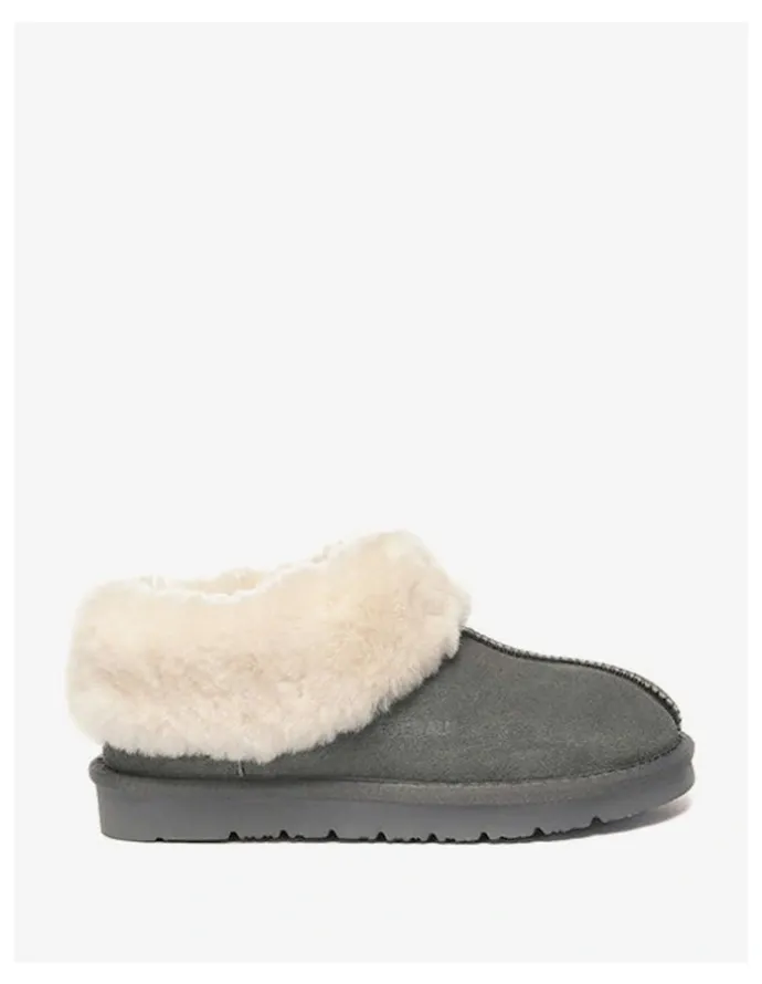 Ever AU Homey Slipper Suede in Grey