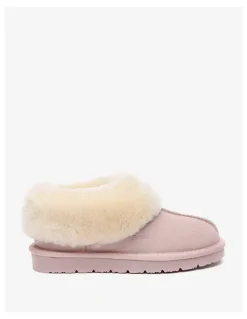 Ever AU Homey Slipper Suede in Pink