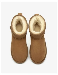 Ever AU Mini Classic Boots in Chestnut