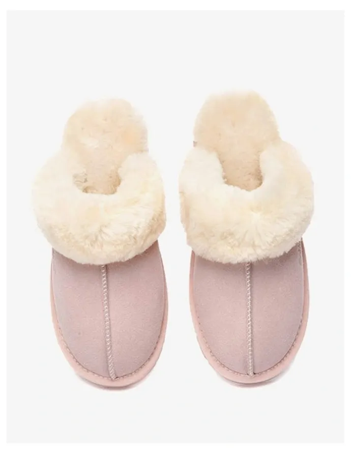 Ever AU Muffin Slipper Suede in Pink