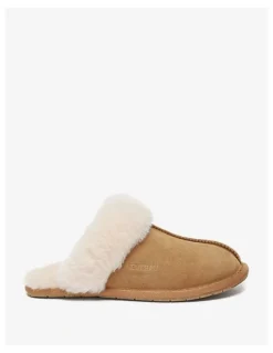 Ever AU Rosa Slipper Suede in Chestnut