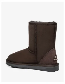 Ever AU Short Classic Boots in Chocolate