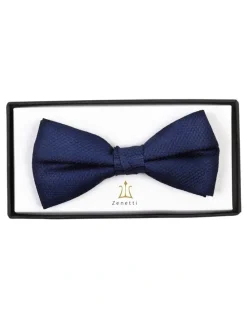 Ferrari Formalwear Patterned Bow Tie in Navy