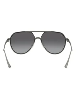 Ferrari Titanium Polarised Sunglasses in Grey