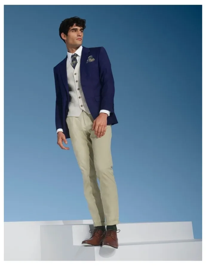 Ferrari Formalwear Daniel Hechter Chino in Sand