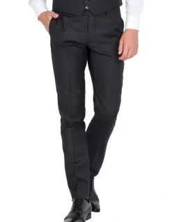Ferrari Formalwear Pure Wool Suit Trouser in Charcoal