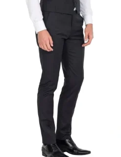 Ferrari Formalwear Pure Wool Suit Trouser in Charcoal