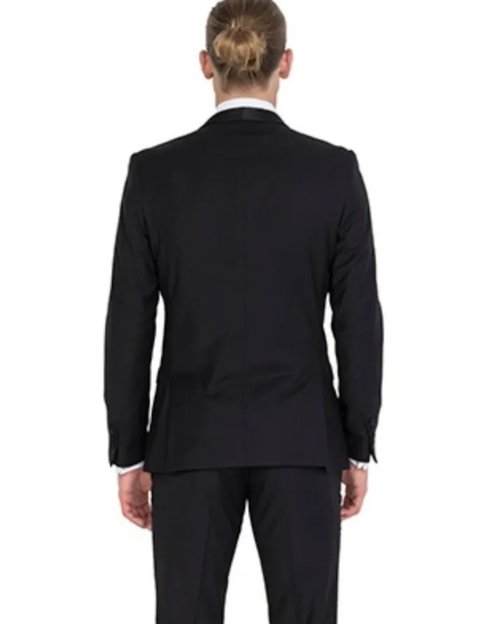 Ferrari Formalwear Tailored Tuxedo Regular Jacket in Black