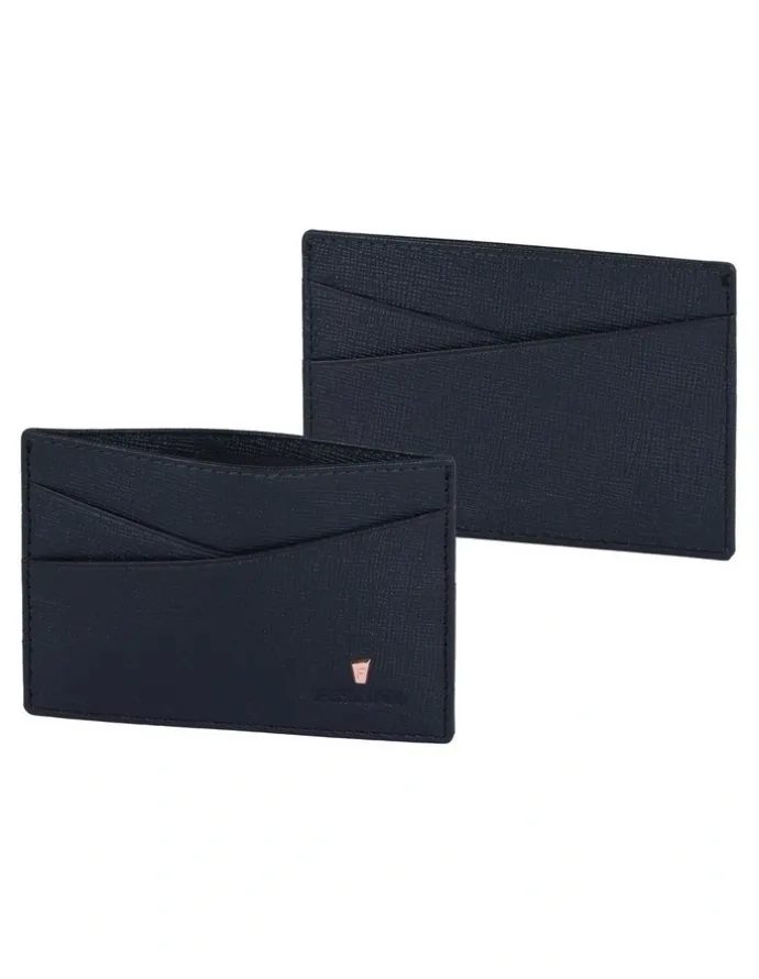 Festina Chronobike Leather Card Holder in Navy