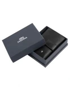 Festina Festina - Rigid Leather Card Holder Classicals Black