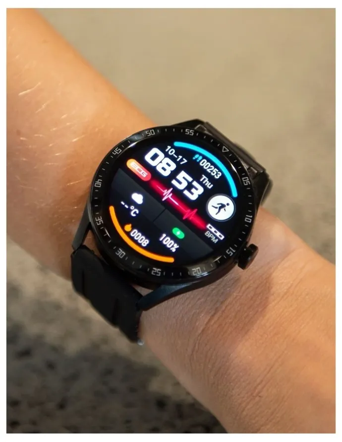 Fit Smart Momentum Audio Smart Watch in Black