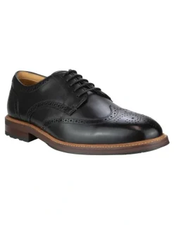 Florsheim Anthem Wingtip Derby Shoe in Black