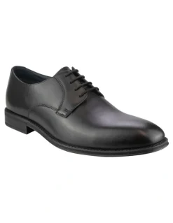 Florsheim Chatham Plain Toe Derby Shoes in Black