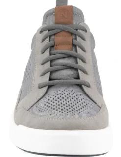 Florsheim City Rally Knit Lace To Toe Sneaker in Grey