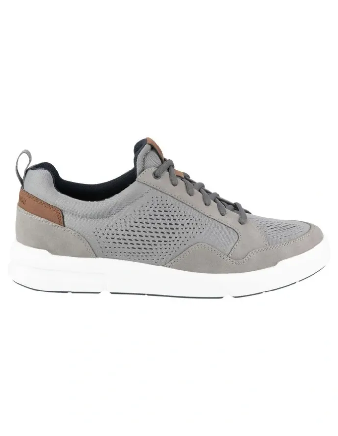 Florsheim City Rally Knit Lace To Toe Sneaker in Grey