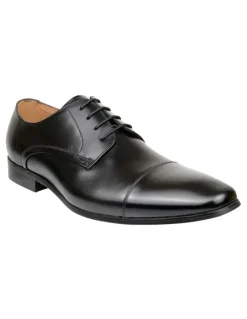 Florsheim Clayton Cap Toe Derby Shoes in Black