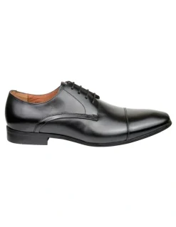 Florsheim Clayton Cap Toe Derby Shoes in Black