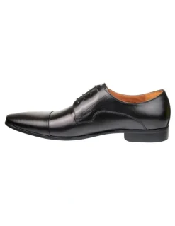 Florsheim Copenhagen Cap Toe Shoes in Black