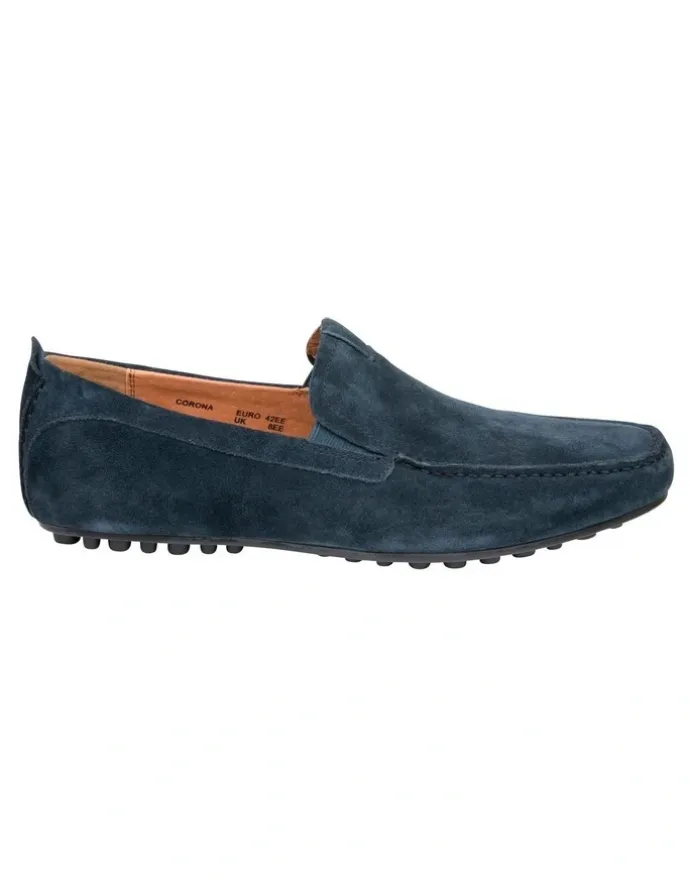 Florsheim Corona Driver Shoe in Dark Navy