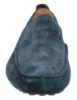 Florsheim Corona Driver Shoe in Dark Navy