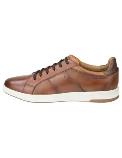Florsheim Crossover Lace To Toe Sneaker in Tan