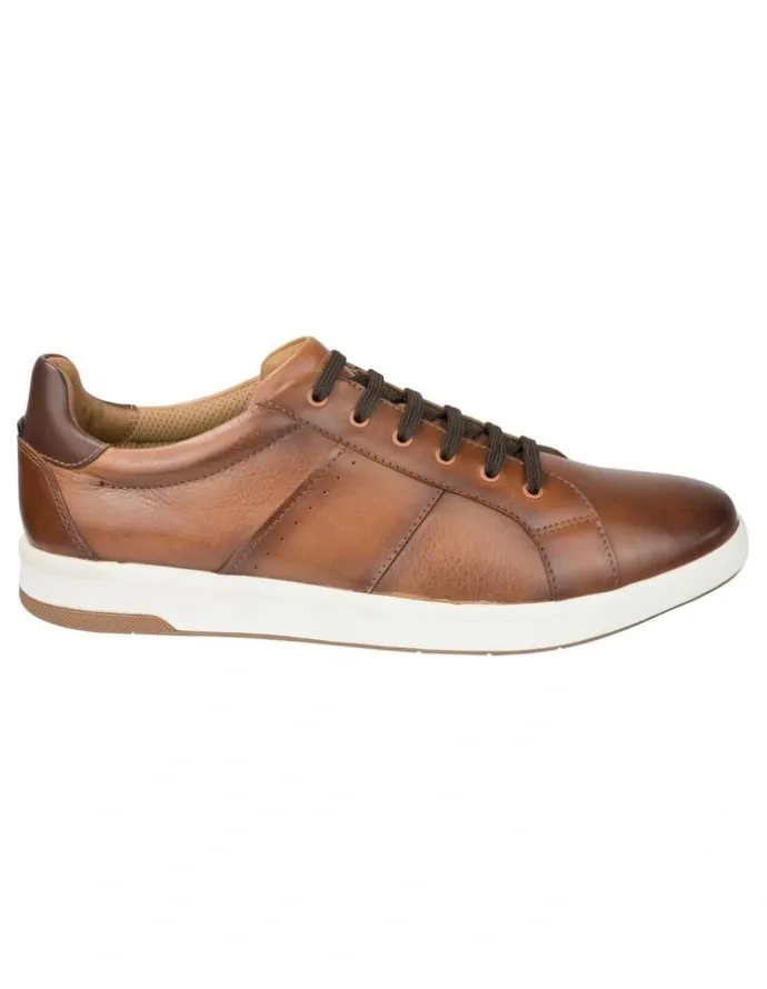 Florsheim Crossover Lace To Toe Sneaker in Tan