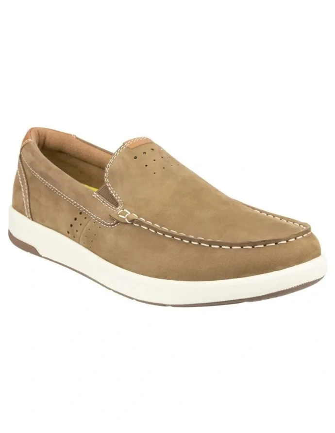 Florsheim Crossover Moc Toe Slip On Shoes in Olive