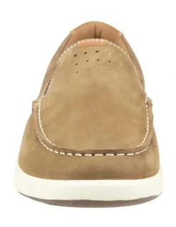 Florsheim Crossover Moc Toe Slip On Shoes in Olive