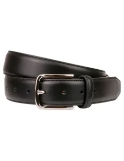 Florsheim Cruise Stitched Crossover Belt in Black
