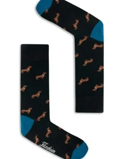 Florsheim Dachs Bamboo Sock in Black