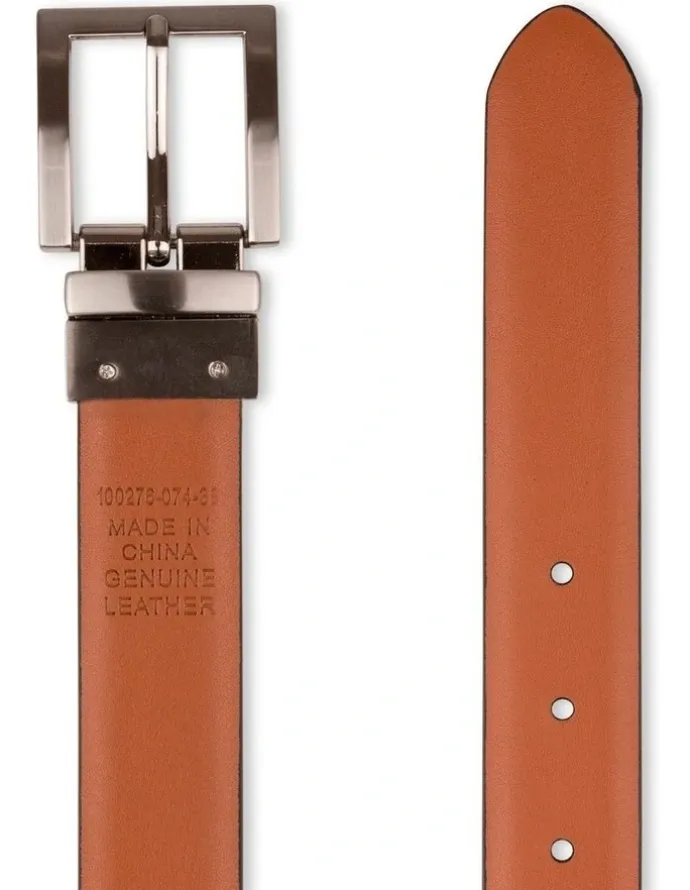 Florsheim Dominic Reversible Leather Belt in Black/Tan