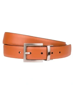 Florsheim Dominic Reversible Leather Belt in Black/Tan